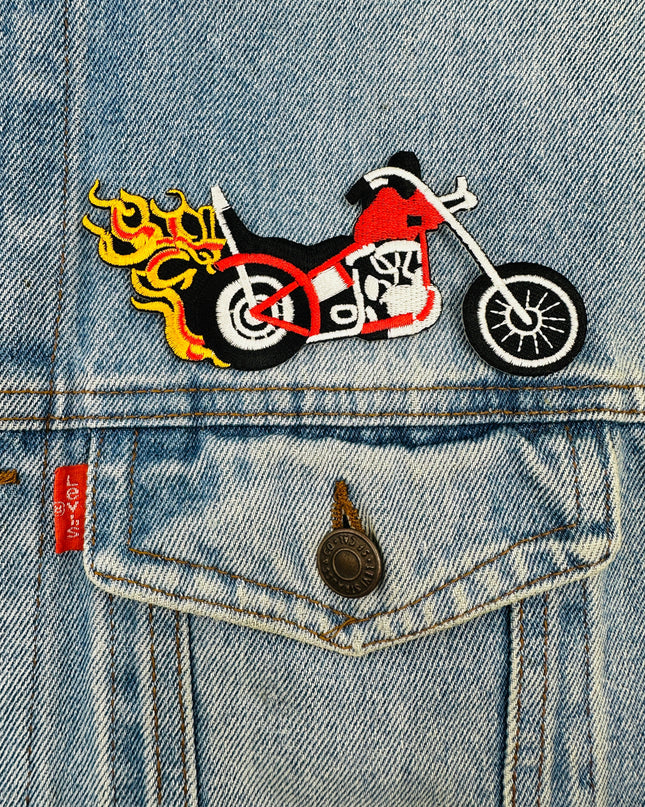 Motorcycle II Iron-On Patch