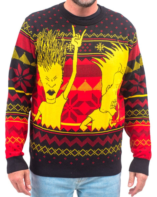 Beavis und Butthead Rock and Roll Ugly Sweater