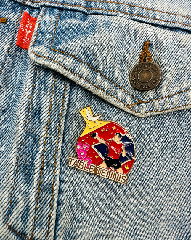 Table Tennis Pin for Family Christmas Fun
