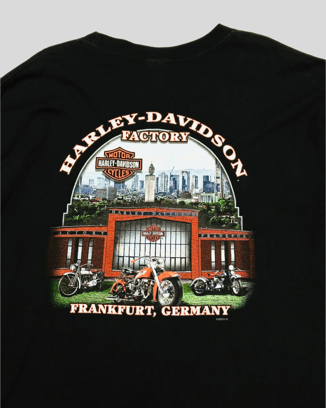 Vintage Harley Davidson Langarmshirt | Klassischer Biker-Stil