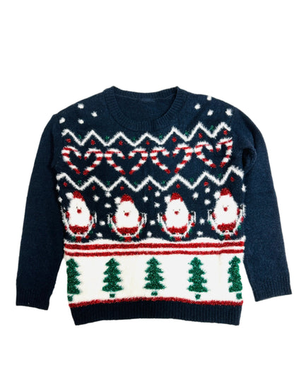 Vintage-Weihnachtspullover – Springseil-Weihnachtsmann | Tags: Weihnachten
