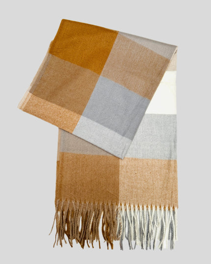 Karoschal – Grau und Nude