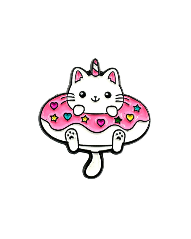 Donut Unicorn Cat Enamel Pin Badge