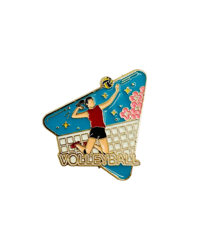 Brooch - Volleyball | Family Pajama Accessories for Christmas