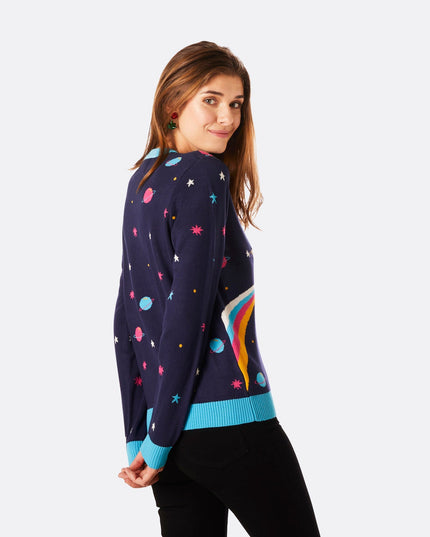 Damen-Weihnachtspullover „Believe“