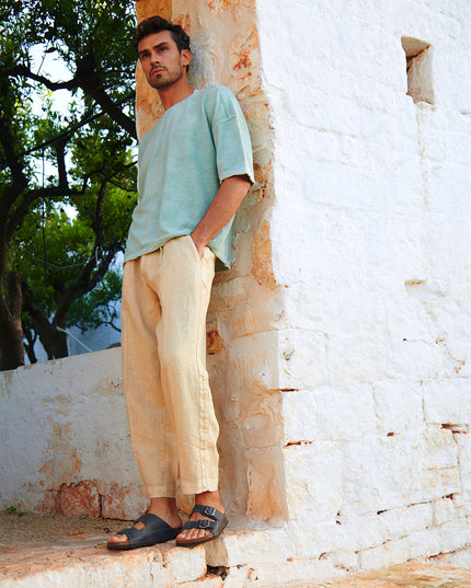 Grünland Anthrazit Doppelriemen-Herrenhausschuhe