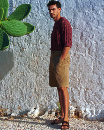 Grünland Mogano Herren-Hausschuhe mit doppeltem Riemen