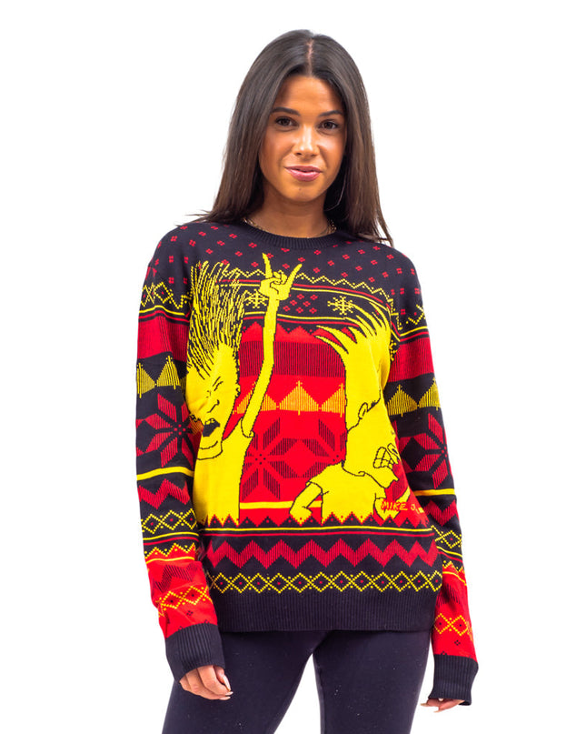 Beavis und Butthead Rock and Roll Ugly Sweater
