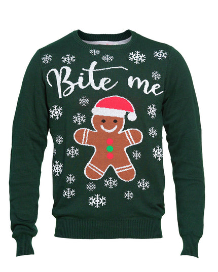 Bite Me Christmas Sweater for Kids