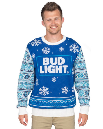 Bud Light Bierlogo Hässlicher Weihnachtspullover