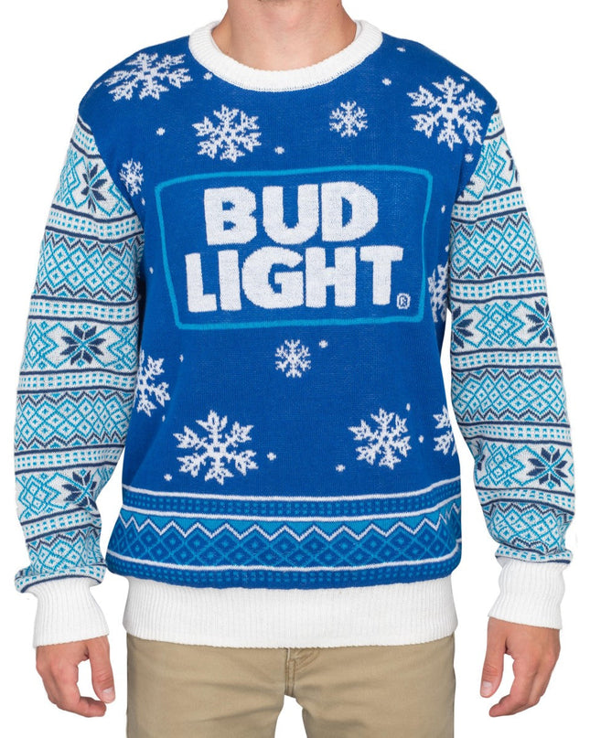 Bud Light Bierlogo Hässlicher Weihnachtspullover