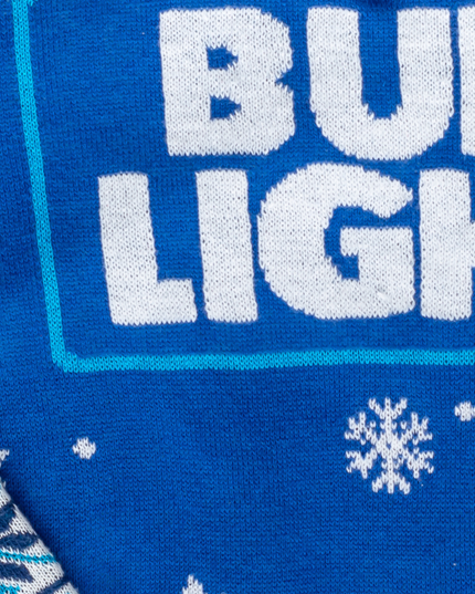 Bud Light Bierlogo Hässlicher Weihnachtspullover