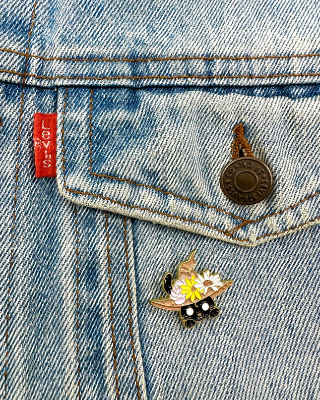 Hexenkatzen-Anstecknadel | Tags: Accessoires