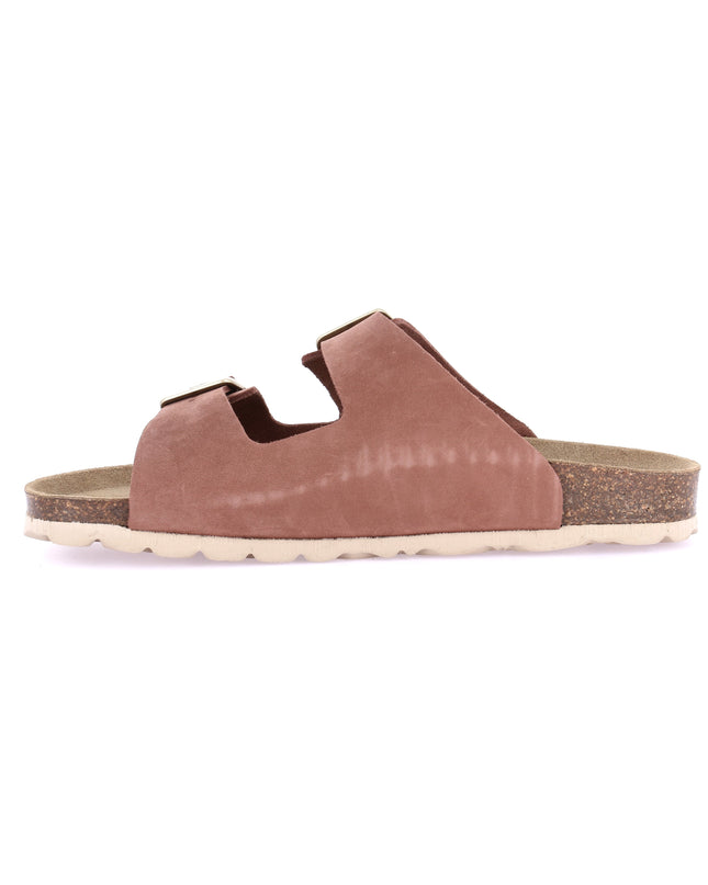 Grünland Rosa Antico Double Strap Women's Slippers