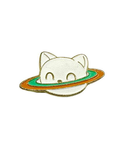 Planet Cat Pin – Kosmisches Accessoire für Katzenliebhaber