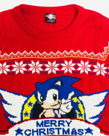 Vintage Sonic Weihnachtspullover | Lustige Festtagskleidung