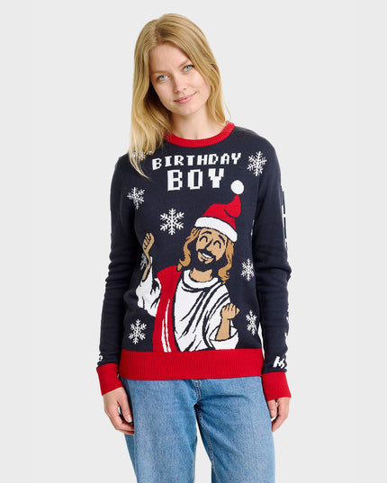 Weihnachtspullover für Damen zum Geburtstagskind
