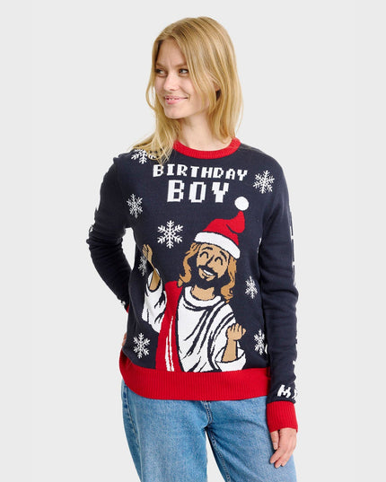 Weihnachtspullover für Damen zum Geburtstagskind