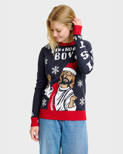 Weihnachtspullover für Damen zum Geburtstagskind