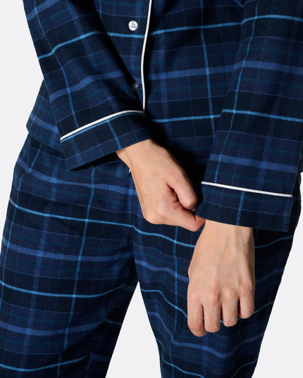 Blue Flannel Family Pyjamas