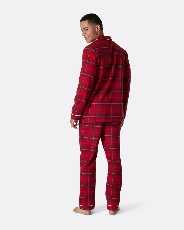 Men's Red Flannel Christmas Pajamas