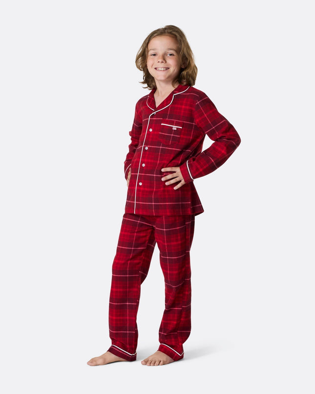 Red Flannel Family Christmas Pyjamas