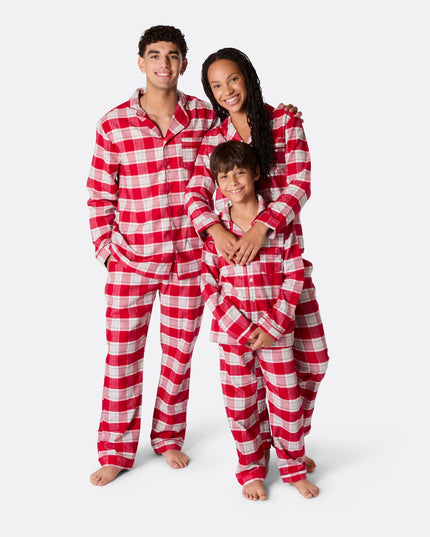 Red Flannel Christmas Pajamas for Women