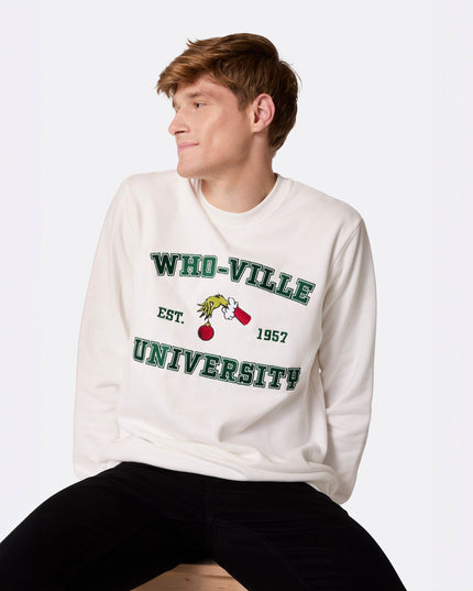 Men's Who-Ville University Christmas Sweatshirt