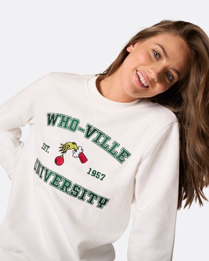 Women's Who-Ville University Christmas Sweatshirt