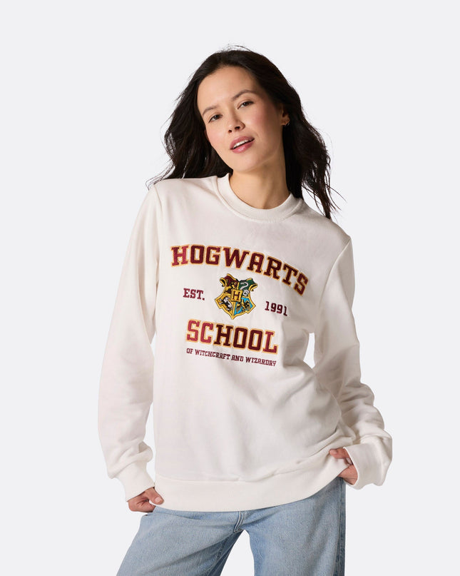 Damen-Sweatshirt mit Hogwarts-Schulmotiv