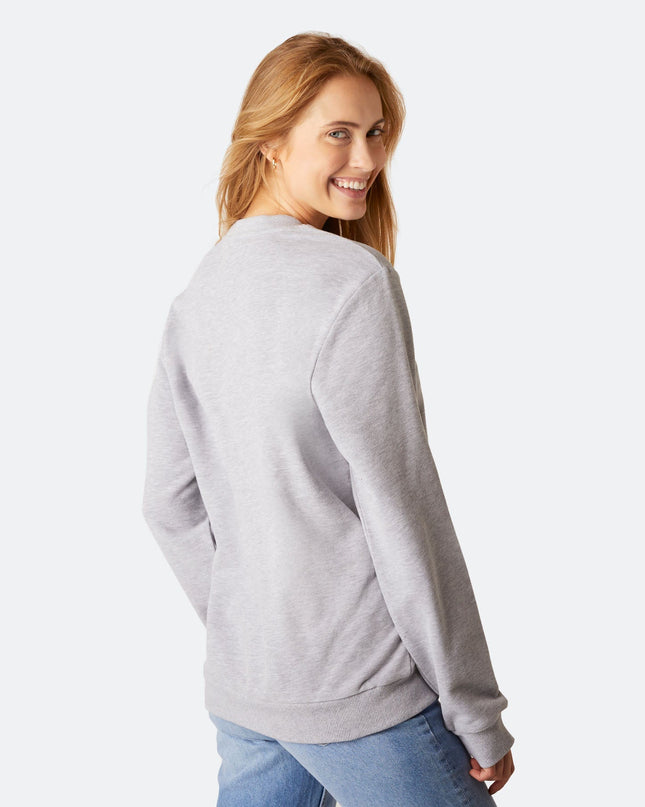 Women's North Pole University Sweatshirt for Festive Spirit