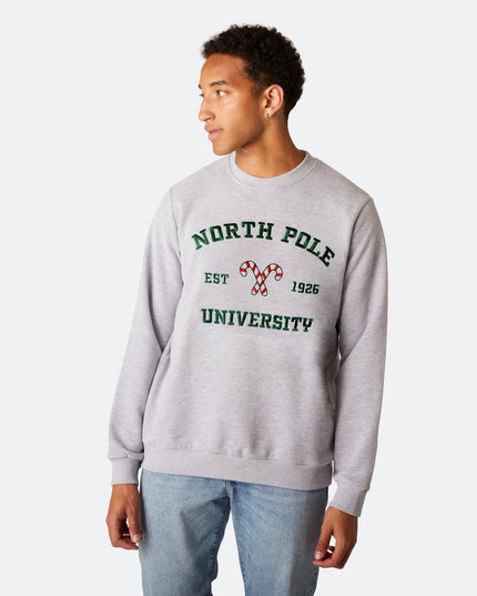 Weihnachtspullover der North Pole University für Herren