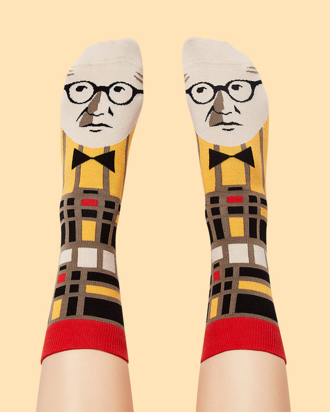 ChattyFeet Zokni – Bein-Corbusier-Spaßsocken