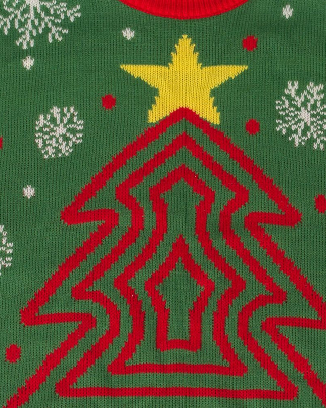 Chest and Nuts Snowflakes Ugly Christmas Sweater