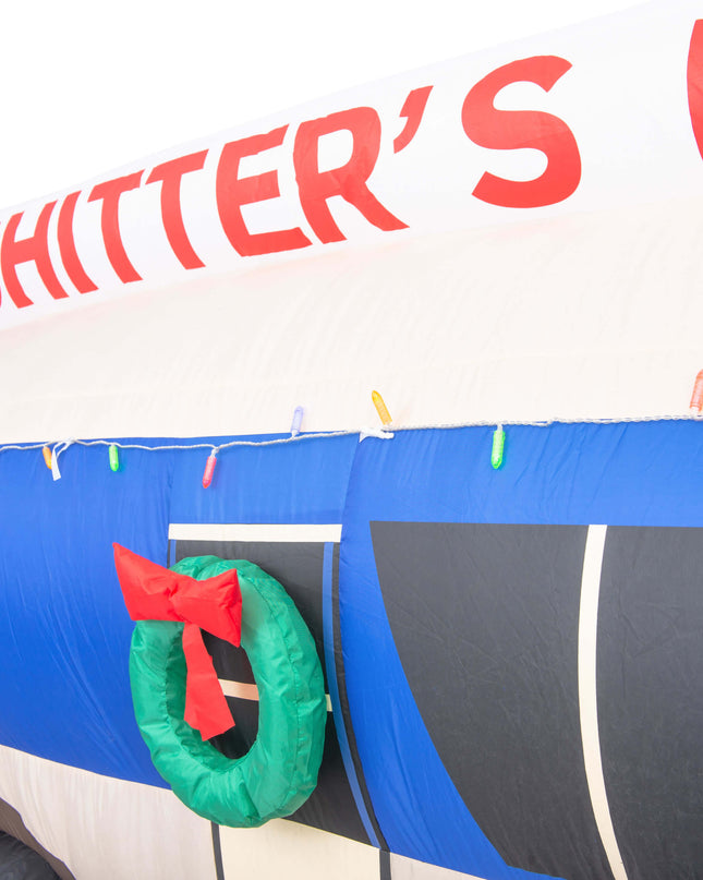 Aufblasbare Weihnachtsdekoration „Schlucker-Rasen“