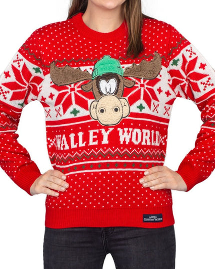 Women's Christmas Vacation Marty Moose Ugly Sweater