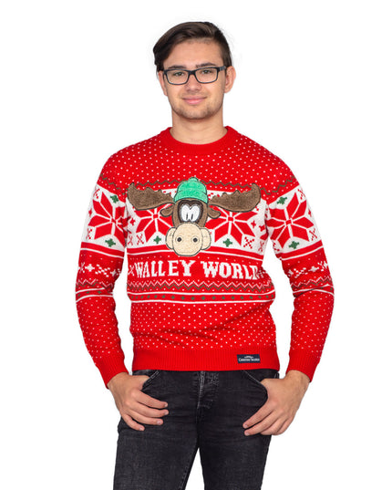 Weihnachtsurlaub Marty Moose Walley Welt hässlicher Pullover