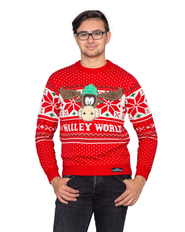 Weihnachtsurlaub Marty Moose Walley Welt hässlicher Pullover