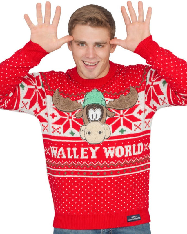 Weihnachtsurlaub Marty Moose Walley Welt hässlicher Pullover