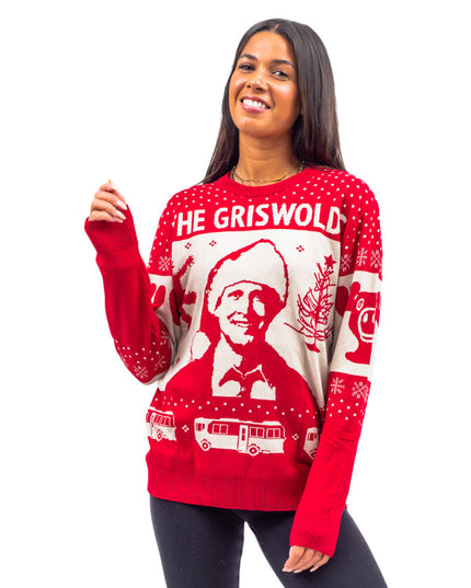 Griswolds hässlicher Weihnachtspullover aus der Weihnachtsferien-Szene