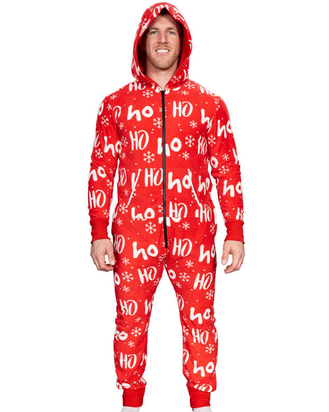 Hässlicher Weihnachtspullover Fair Isle Erwachsenen-Einteiler Pyjama