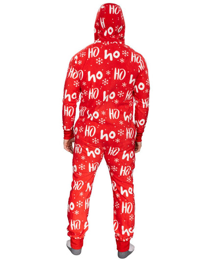 Hässlicher Weihnachtspullover Fair Isle Erwachsenen-Einteiler Pyjama