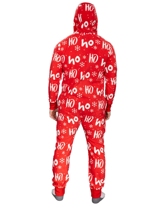 Hässlicher Weihnachtspullover Fair Isle Erwachsenen-Einteiler Pyjama