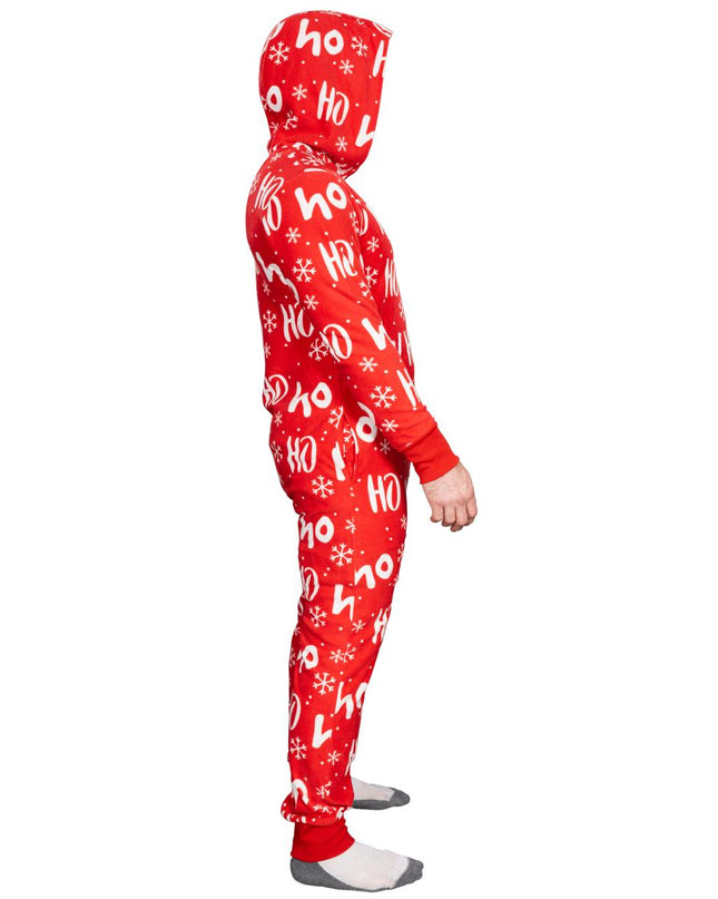 Hässlicher Weihnachtspullover Fair Isle Erwachsenen-Einteiler Pyjama