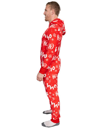 Hässlicher Weihnachtspullover Fair Isle Erwachsenen-Einteiler Pyjama