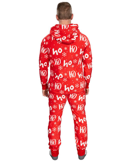 Hässlicher Weihnachtspullover Fair Isle Erwachsenen-Einteiler Pyjama
