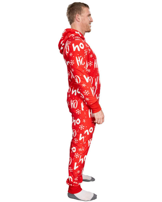 Hässlicher Weihnachtspullover Fair Isle Erwachsenen-Einteiler Pyjama