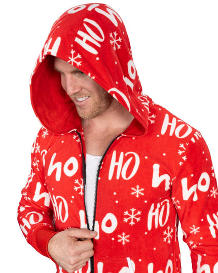 Hässlicher Weihnachtspullover Fair Isle Erwachsenen-Einteiler Pyjama