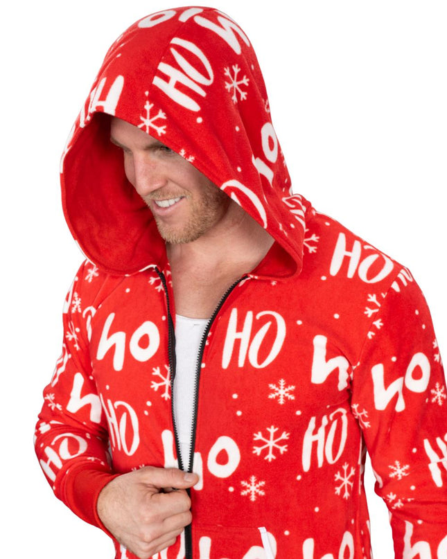 Hässlicher Weihnachtspullover Fair Isle Erwachsenen-Einteiler Pyjama
