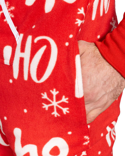 Hässlicher Weihnachtspullover Fair Isle Erwachsenen-Einteiler Pyjama